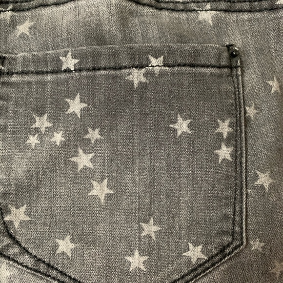 Kensie Starry Cropped Grey Mid Rise Jeans SIZE 6 - Picture 10 of 10